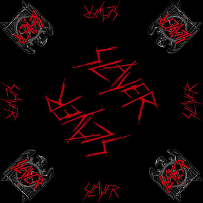 Slayer - Black Eagle Bandana - Zwart