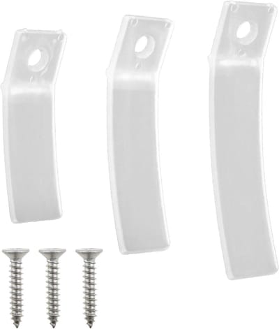 Antislip Ladestops - Lade Stoppers Kast Stops - Laden Beveiligen - Gebogen Ontwerp - 30 stuks 50-70 mm - Transparant