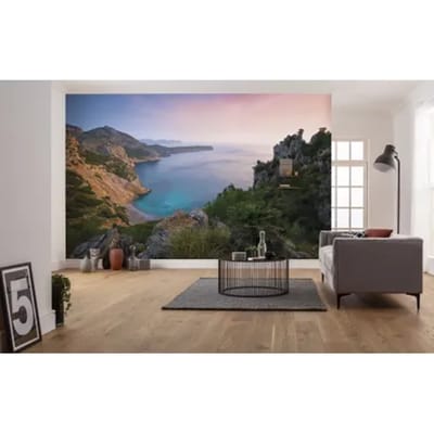 Fotobehang Emerald Cove - Meerkleurig - 2,50m X 400cm