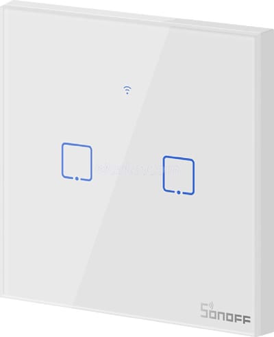 Smart Switch WiFi Sonoff T0 EU TX (2-kanaals)