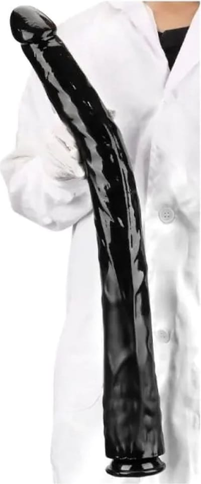 Lange Dildo Righty M 58 cm Zwart Deepleasure