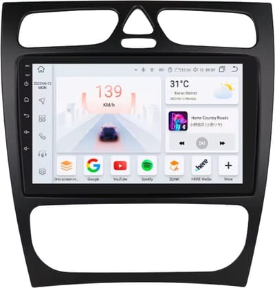Autoradio - Voor Mercedes Benz C Klasse en CLK Klasse (W203, W209, S203, A209, W168) - Intelligente systemen met CarPlay, Android Auto en GPS -
