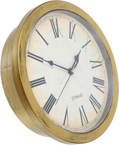 Wandklok Kluis - Geheime Opberger - Waardevolle Spullen - Verborgen Compartiment - 28 x 25 cm - Multi