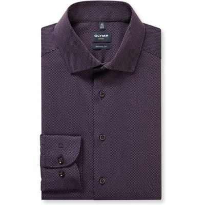 OLYMP Luxor Overhemd, Modern Fit, Global Kent, Mauve