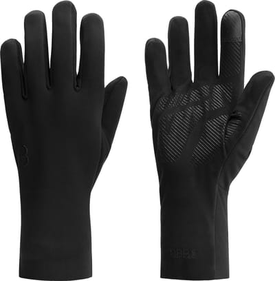 BBB Cycling AirShield Wielrenhandschoenen Winter - 5 - 15 ℃ - Wind & Waterproof - Fietshandschoenen Heren en Dames - Zwart - Maat L - BWG-45