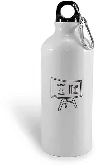Hacebo® - Beste juf ooit waterfles - Juf - Juf - Leraar - water fles - 400ML