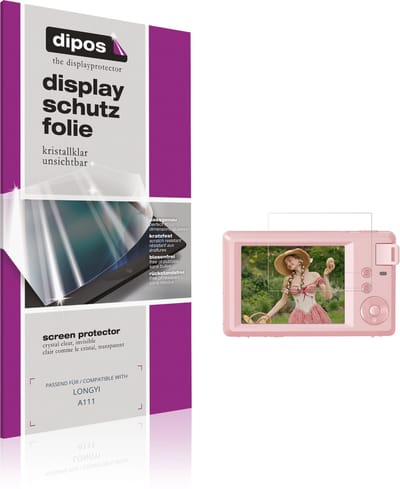 dipos – 4x Beschermfolie geschikt voor LONGYI A111 | Krasbestendige & heldere Screenprotector Ultra-Thin