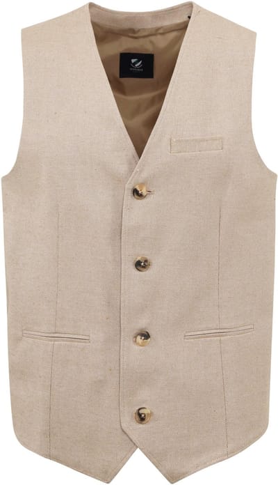 Suitable Gilet Loop Beige - Maat 46 - Heren