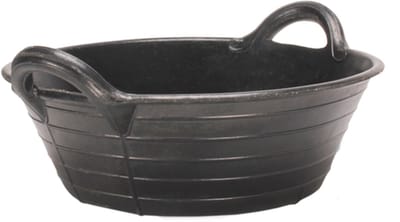 Excellent voerbak – Voertrog – Voerbak paard – Drinkbak – 11 liter – Rubber