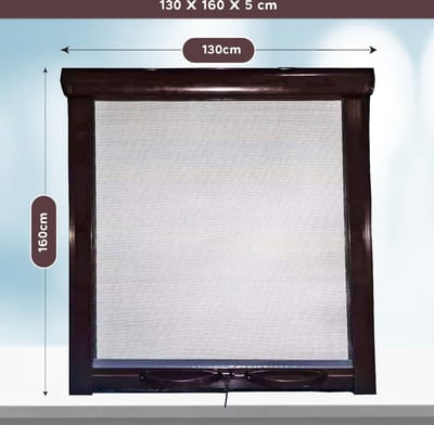 PALMAT Rolhor voor ramen Bruin 130x 160 cm