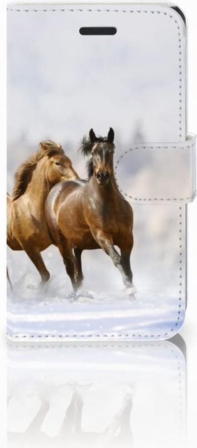 Samsung Galaxy Xcover 3 | Xcover 3 VE Telefoonhoesje met Pasjes Paarden