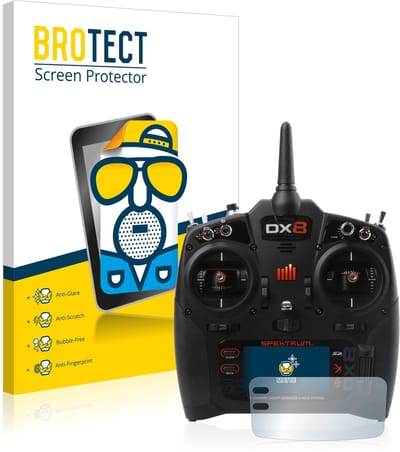 BROTECT - Screenprotector voor Spektrum DX8 G2 - Folie Beschermfolie matte 2 Stuks