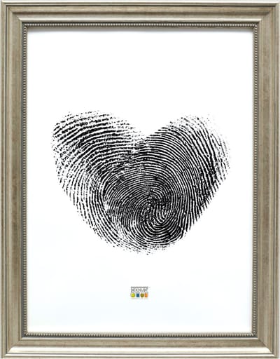 Deknudt Frames fotolijst S45HD1 - zilverkleur - parelbiesje - 30x45 cm