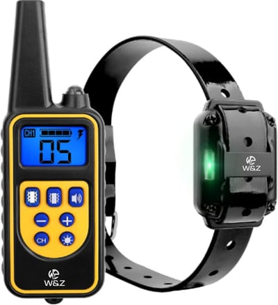 W&Z® Anti Blafband inclusief afstandsbediening- 3-60KG - Zonder Schok - Vibratie/Audio/Licht - Anti Blaf apparaat - water bestendig