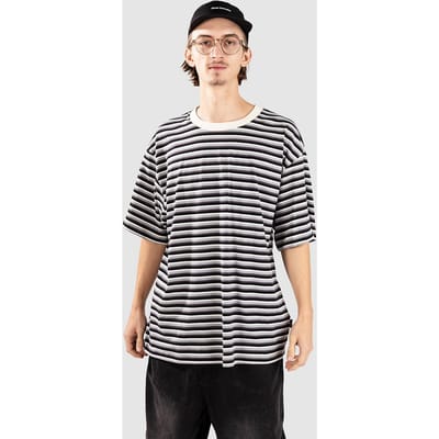 Blue Tomato Striped 180Gsm T-Shirt zwart
