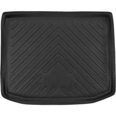 Tapis De Coffre Sur Mesure Pour Citroen C4 Aircross 2012-2017, Noir, Antidérapant, Bord Haut, Toutes Saisons noir