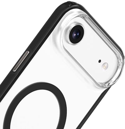 Force Case, Hoesje geschikt voor iPhone Air - AIR XTREM Frost MagSafe & Anti-Shock 4m, Zwart