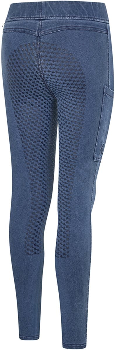 Kingsland Paardrijlegging Kingsland Klmila Full Grip Kids Denim - 158