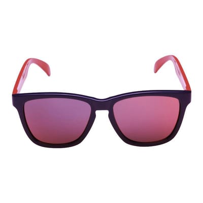 Pro Care Excellent Quality® Amoy Florus HD 1.1mm 7 Layers Polarized Lens - TR-90 Frame - Anti-Reflect coating - 100% UVA + UVB Bescherming - Zonnebril Heren Dames Gepolariseerd - Zonnebrillen - Lens Revo Paars - Frame Blauw Rood