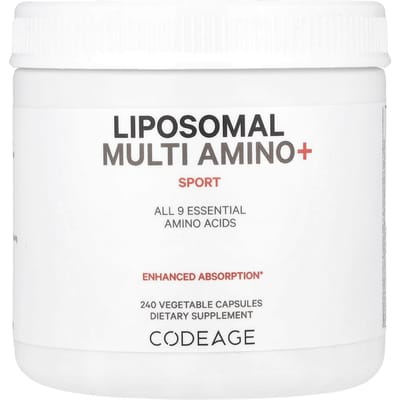 Codeage, Liposomale Multi Amino+, Sport, 240 Veggie Capsules