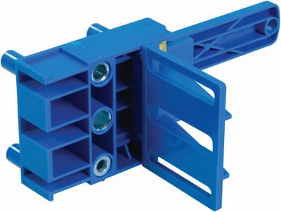 Silverline Deuvelmal - Hardstalen inzetstukken - Ø 30 mm - Blauw