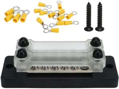 Dailygoods - Stroomdistributieblok met 6 Terminals voor Auto en Boot
