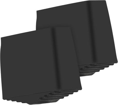Laddervoetkussens - Ladderbeschermers - Veilig Werken - Antislip Rubber - 2 Stuks - Zwart