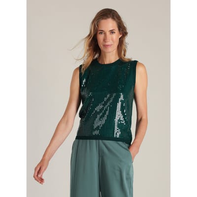 YEST Delmira Tops - Teal Green - maat 38