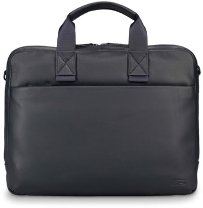 JOST laptoptas business tas met laptopvak Tromsoe Business Bag Blue donkerblauw