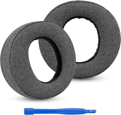 Vervangende Oorkussens voor PS5 PULSE 3D Draadloze Hoofdtelefoon, Comfortabele en Duurzame Oorkussens (Linnen/Grey)