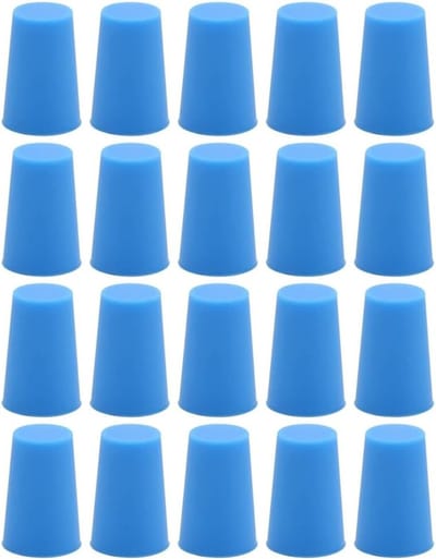 20 Stuks Tapered Siliconen Rubber Stoppen voor Gaten, Sealing Plug, Afsluitdoppen en Bungs voor Diverse Toepassingen
