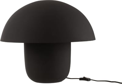 J-Line tafellamp - ijzer - zwart - large