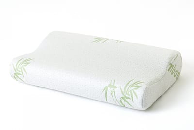 Dreamhouse Bamboe Neksteun Kussen - 50 x 30 x 7/10 cm - Wit