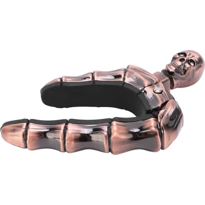 Gitaar Capo Ballad Zinklegering Siliconen Diakritische Tekens Schedel Muziekinstrument AccessoiresGoud black