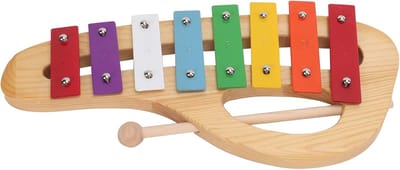 Babyxylofoon - Muziekinstrument - Muziek Ontdekken - Veilig Ontwerp - 31 x 15 x 3 cm - Kleurrijk