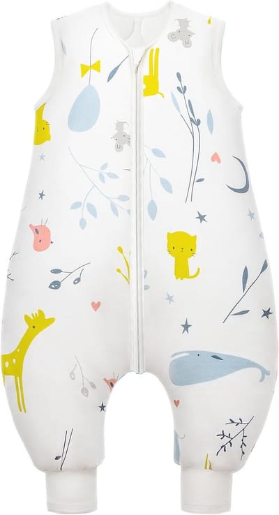 Slaapzak met Voeten voor Baby's - 2,5 TOG - Katoenen Slaapdeken voor Herfst en Winter - Verkrijgbaar in Diverse Maten