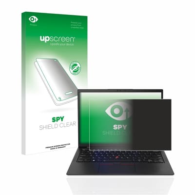 upscreen - privacy screenprotector voor Lenovo ThinkPad X1 Carbon Non-Touch 14" (10. Gen.) - Folie Beschermfolie Blauwlichtfilter
