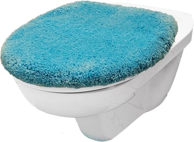 Wc-dekselovertrek van zachte microvezelstof 38x48 cm - Toilet stoelbekleding voor comfort en stijl