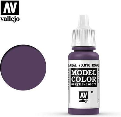 Vallejo Hobbyverf Acrylverf - 70810 Model Color Royal Purple Rain - Acryl Verf flesje - 17 ml