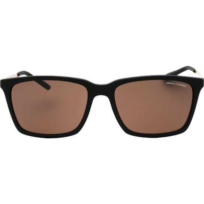 Armani Exchange Matte zonnebril heren (Bruin/zwart)
