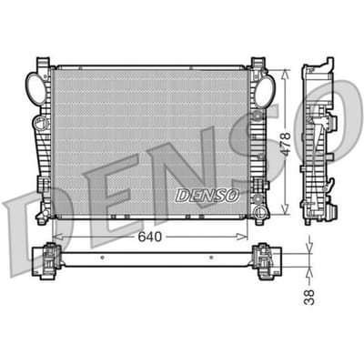 Motorradiateur  DENSO DRM17094