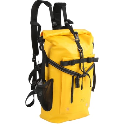 AFISHTOUR Sac à dos de plongée et de natation Imperméable PVC Sac de rangement pour palmes d'extérieur pour le flottage Jaune jaune