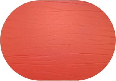 Daff Leatherixx Dumbo Placemat - Leer - Ovaal - 34 x 42 cm - Cherry