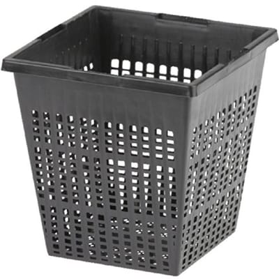 Vierkante plantmand 23 cm voor vijver en tuin
