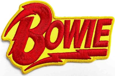 David Bowie - Diamond Dogs 3D Logo Patch - Rood/Geel