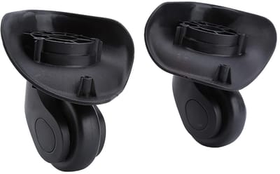Verstelbare bagagewielen set van 2, duurzame PVC en polyurethaan rolletjes voor koffers en tassen