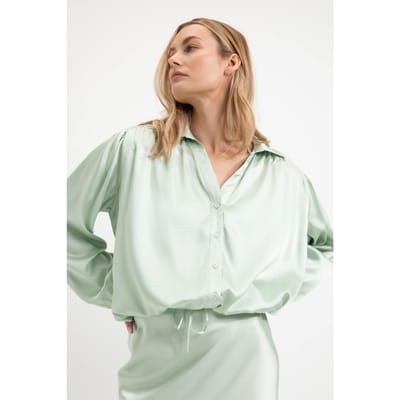 Josephine & Co Dewi Blouse Jade Size: 34 | Long-Sleeved Tops Outlet | Dames |