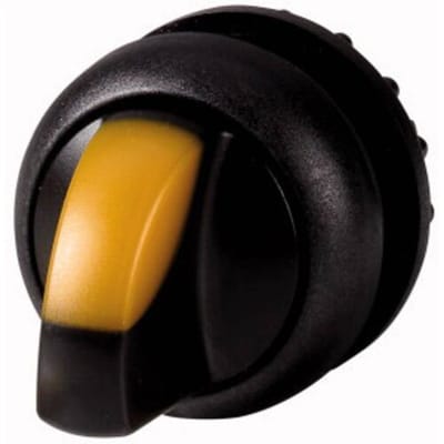Eaton 284543 M22S-WLKV-Y Keuzetoets Kunststof frontring Knevel Zwart 1 stuk(s) Piece