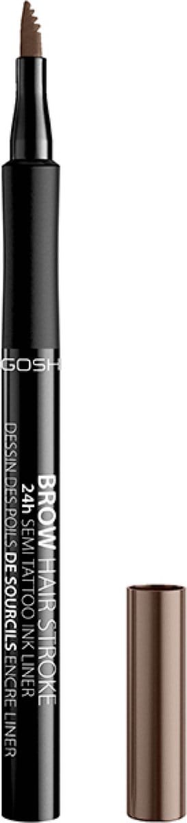 Brow Hair Stroke precisie wenkbrauw styling pen 002 Grijsbruin