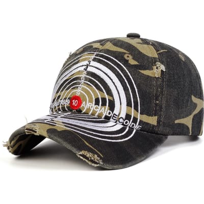 Unisex Bullseye Borduur Baseballpetten Lente en Herfst Buiten Verstelbaar Casual Petten Zonbescherming Pet Sportpet gray